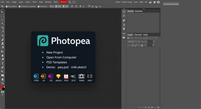 Photopea-Photoshop在线版